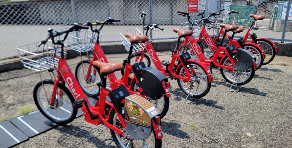 東福岡自動車学校の駐輪場に「ちゃりちゃりポート」登場！
